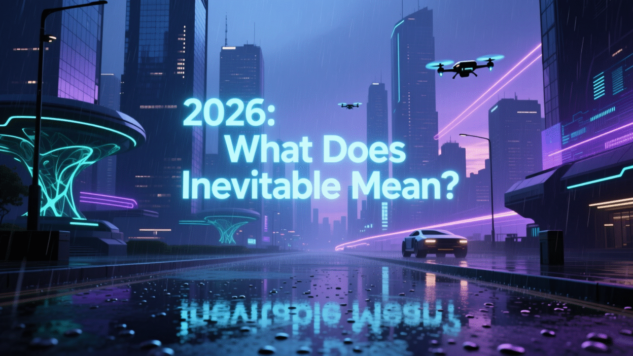 What Does Inevitable Mean for 2026