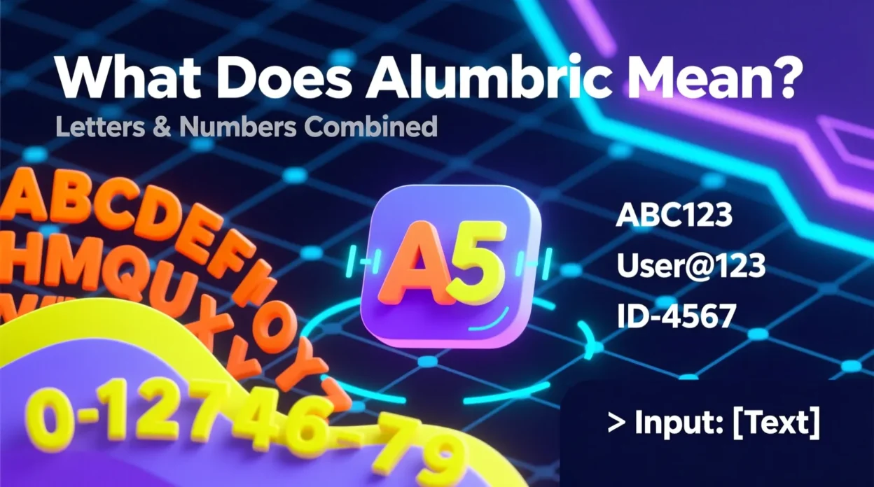 What Does Alphanumeric Mean