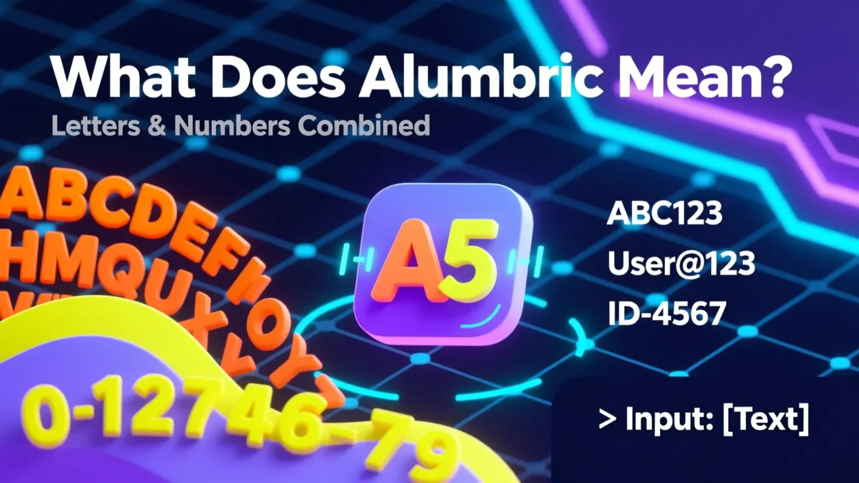 What Does Alphanumeric Mean