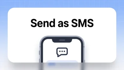 What Does Send as SMS Mean